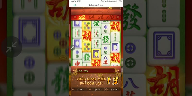 Đường Mạt Chược trò chơi nổ hũ với tỷ lệ trả thưởng cao